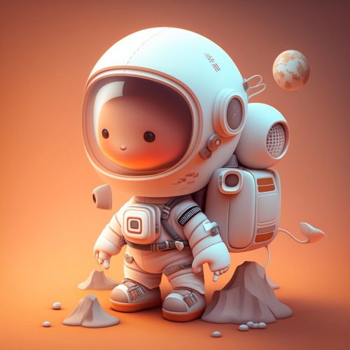 cartoon-astronaut-with-planet-his-back